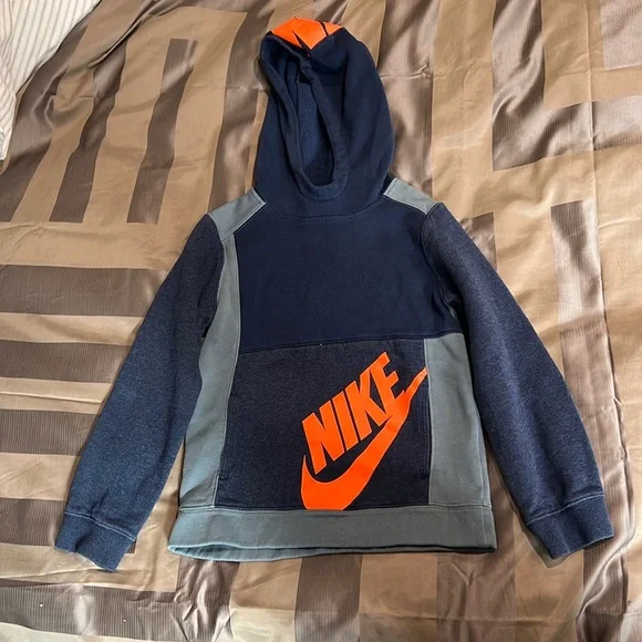 Nike Shirts Tops Nikekids Hoodie Orange Swoosh Sweater Boys